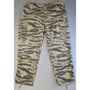 Tru Spec Tactical Cargo Pants Tiger Stripe Camo Military BDU Jungle Med (40x31)